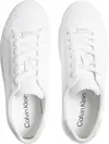 Calvin Klein VULC LACE UP TEXTURE, 02U Beyaz Kadın Spor Ayakkabı & Sneaker