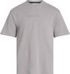 Calvin Klein EMBOSSED LOGO COMFOR Erkek Gri T-Shirt