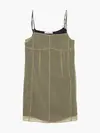 Calvin Klein SHEER CHIFFON LAYERI Kadın Gri Elbise