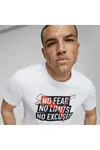Puma Performance Slogan Cat Tee Beyaz Erkek Koşu Ve Performans T-Shirt