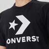 Converse STAR CHEVRON TEE COZY MOSS Siyah Unisex T-Shirt