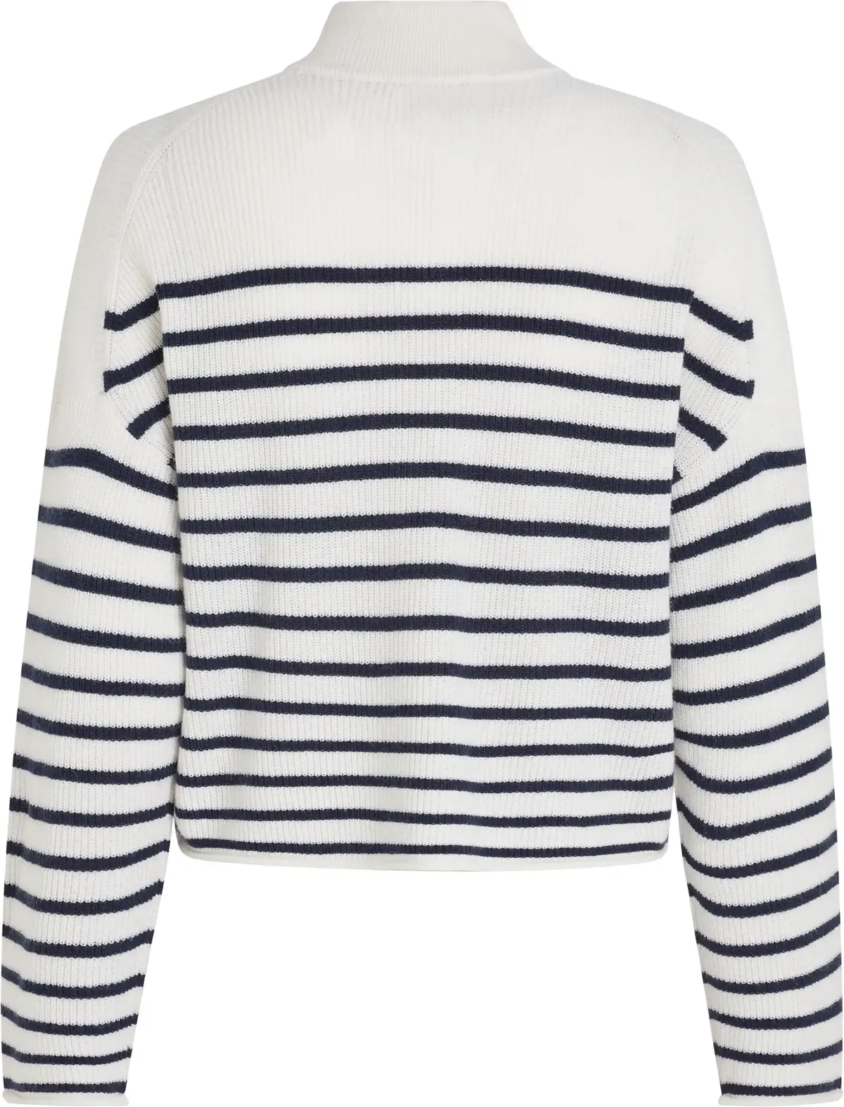 Tommy Hilfiger GOLD BUTTON POLO LS, 0FF Beyaz Kadın Kazak