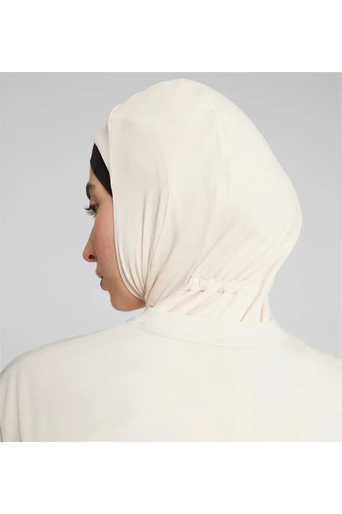PUMA Sports Hijab Bej Spor Eşarbı