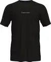 Calvin Klein EO/ S/S T-Shirts Erkek Siyah T-Shirt