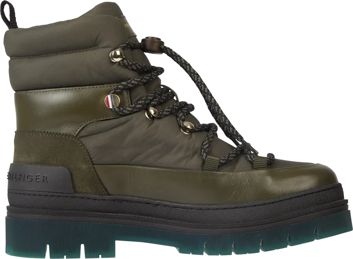 Tommy Hilfiger LACED OUTDOOR BOOT Kadın Haki Bot