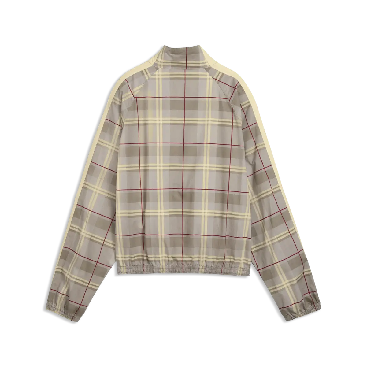 Puma T7 Tartan Woven Jacket Krem Kadın Ceket
