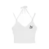 Puma CLASSICS Ribbed Crop Top Beyaz Kadın Crop