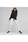 Puma EVOSTRIPE Full-Zip Hoodie Siyah Kadın Fermuarlı Hoodie