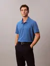 Calvin Klein SS COOLING PIQUE SNAP BTN POLO Mavi Erkek Polo T-Shirt