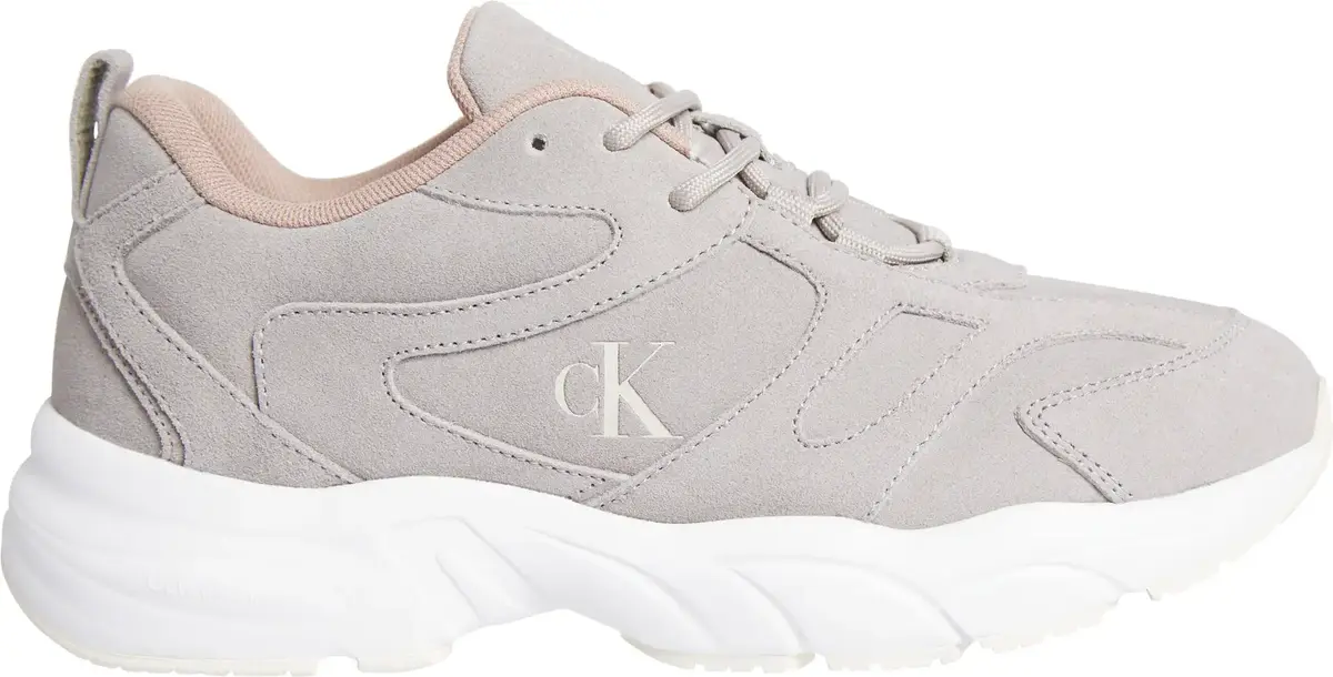 Calvin Klein RETRO TENNIS LOW MG, 0IN Gri Kadın Spor Ayakkabı & Sneaker
