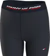 Tommy Hilfiger RW TAPE LEGGING Kadın Siyah Tayt