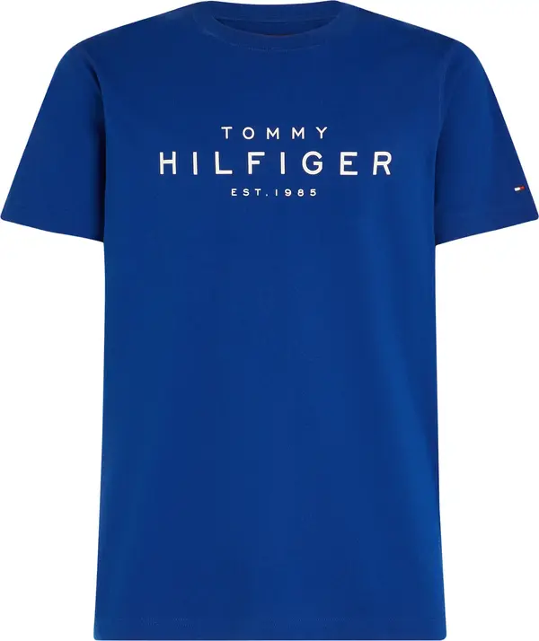 Tommy Hilfiger BIG HILFIGER TEE Erkek Mavi T-Shirt
