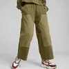 Puma DOWNTOWN Corduroy Pants Yeşil Kadın Eşofman Altı