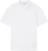 Calvin Klein INSTITUTIONAL COLLAR Erkek Beyaz Polo T-Shirt