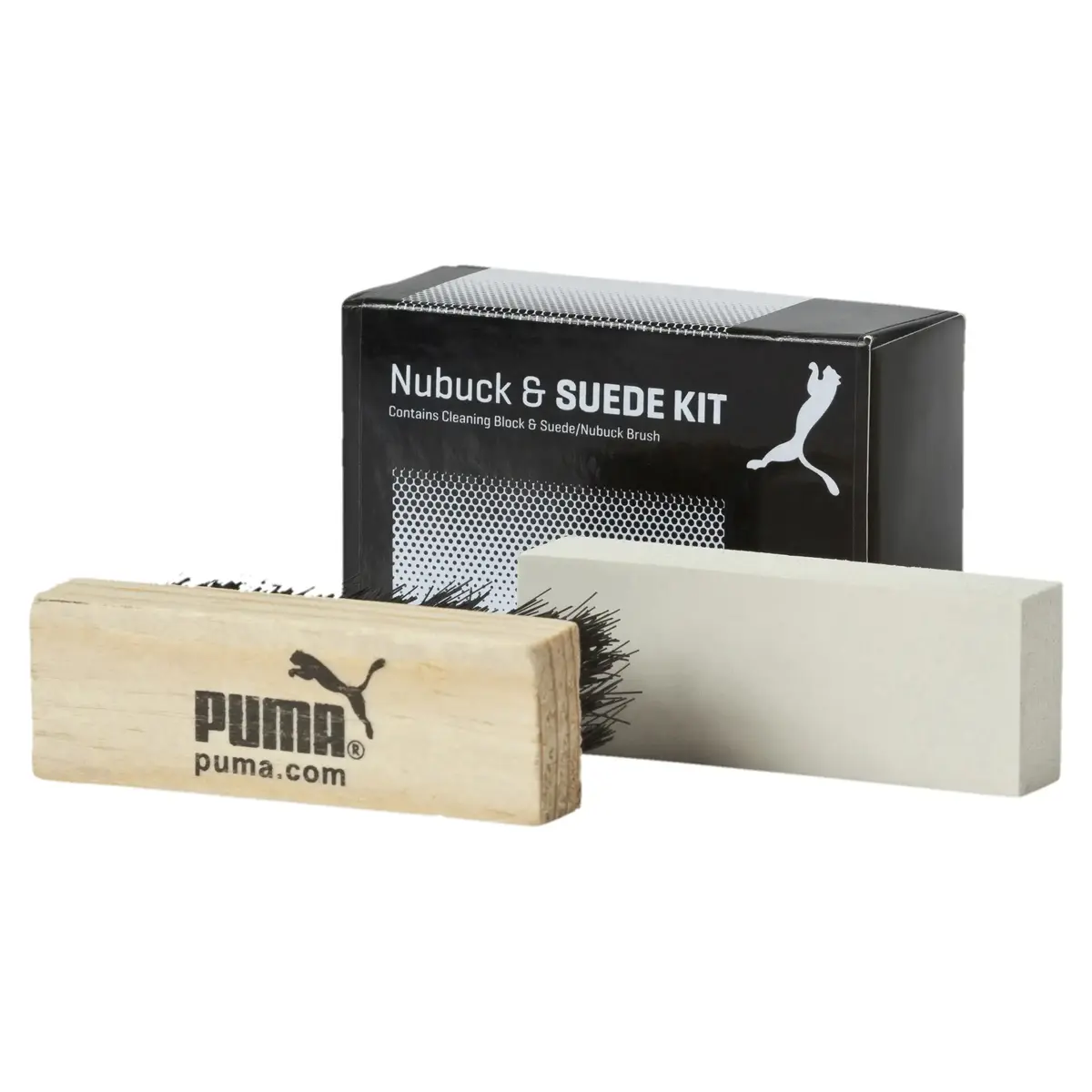 PUMA Shoe Care Block & Brush black-white Unisex Siyah Nubuk ve Süet Temizleyici