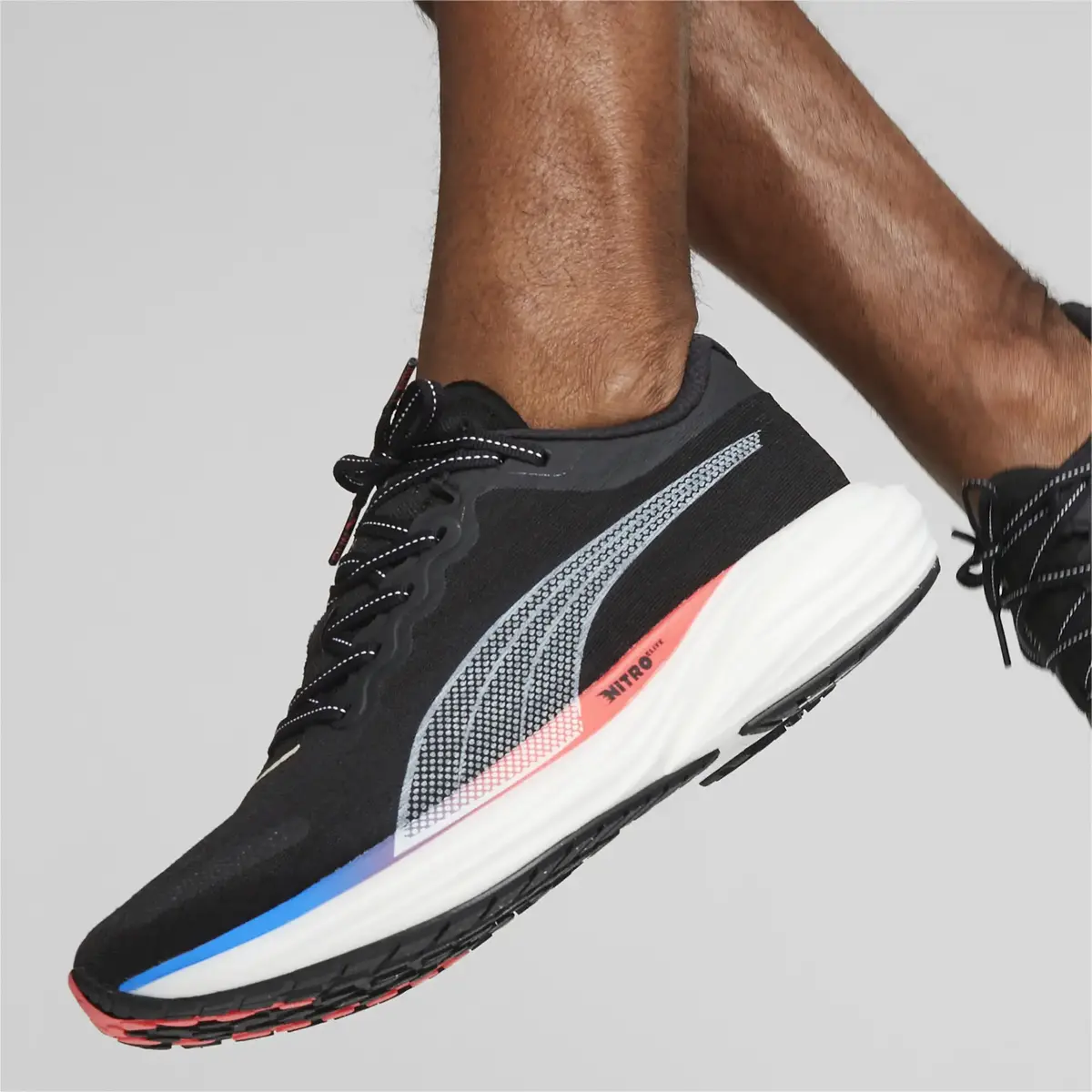 Puma Deviate Nitro 2 Siyah Unisex Koşu Ayakkabısı