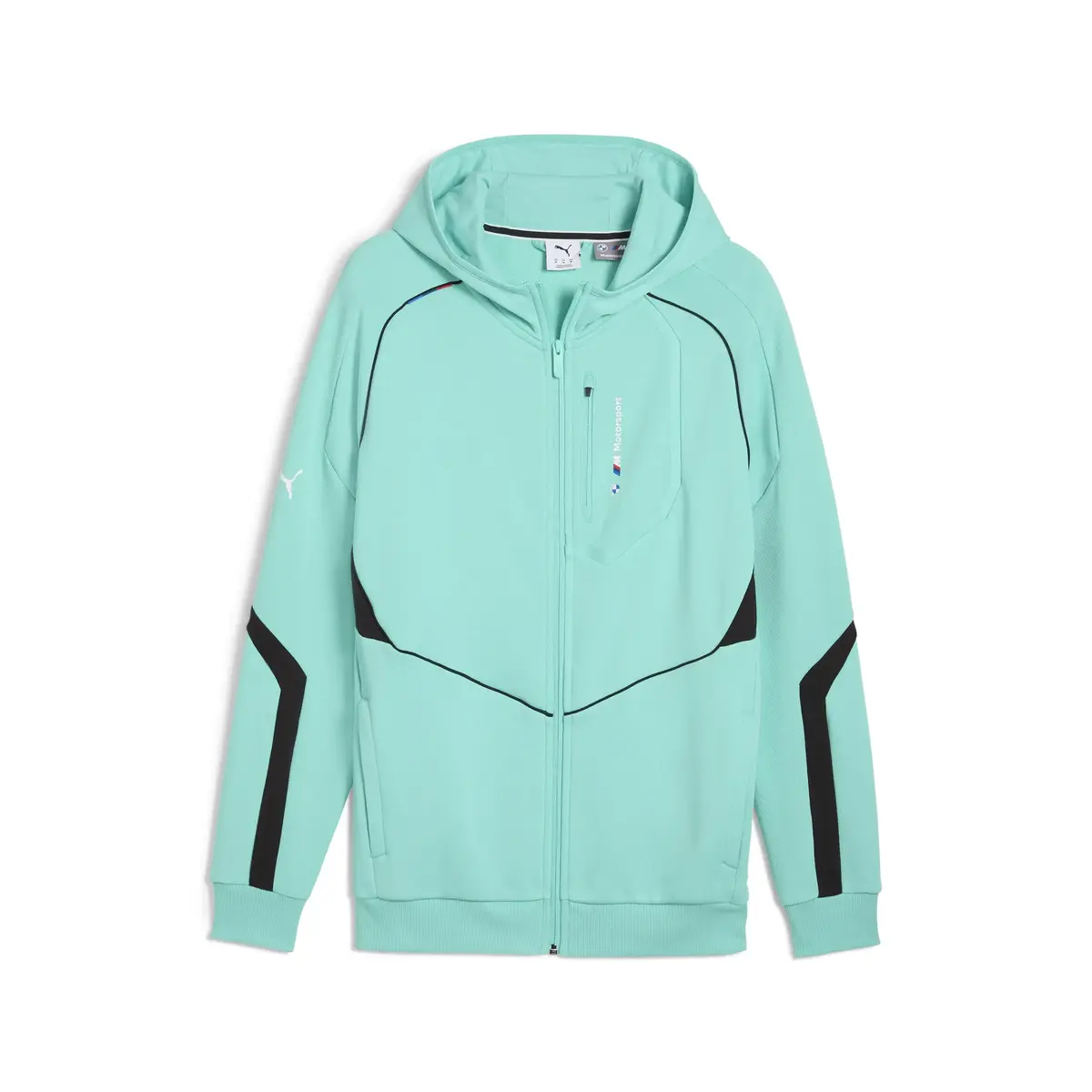 PUMA BMW MMS HOODED SWEAT JACKET Mavi Erkek Ceket