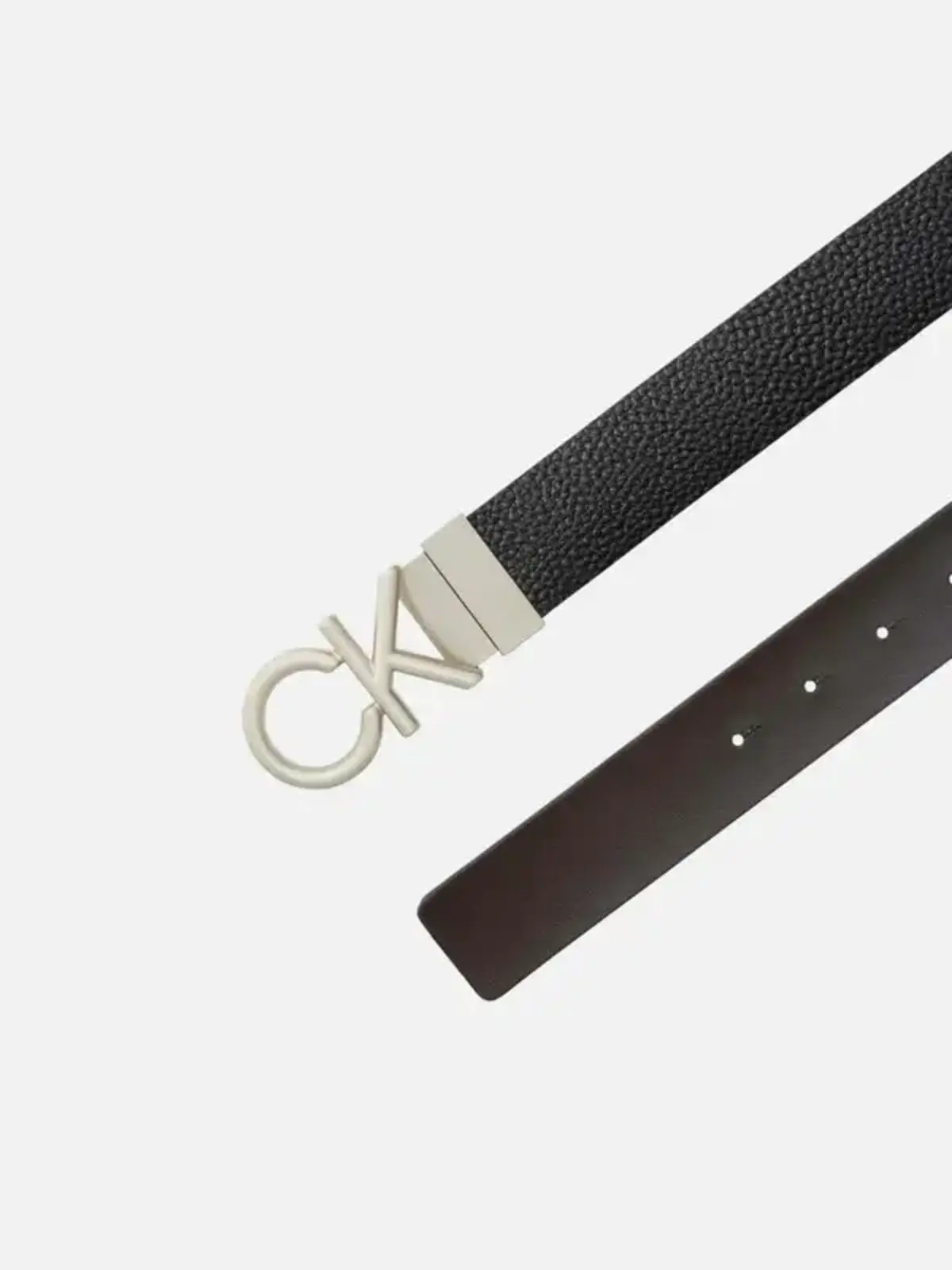 Calvin Klein CK HALLMARK LOGO 35MM ADJ/REV Siyah Erkek Kemer