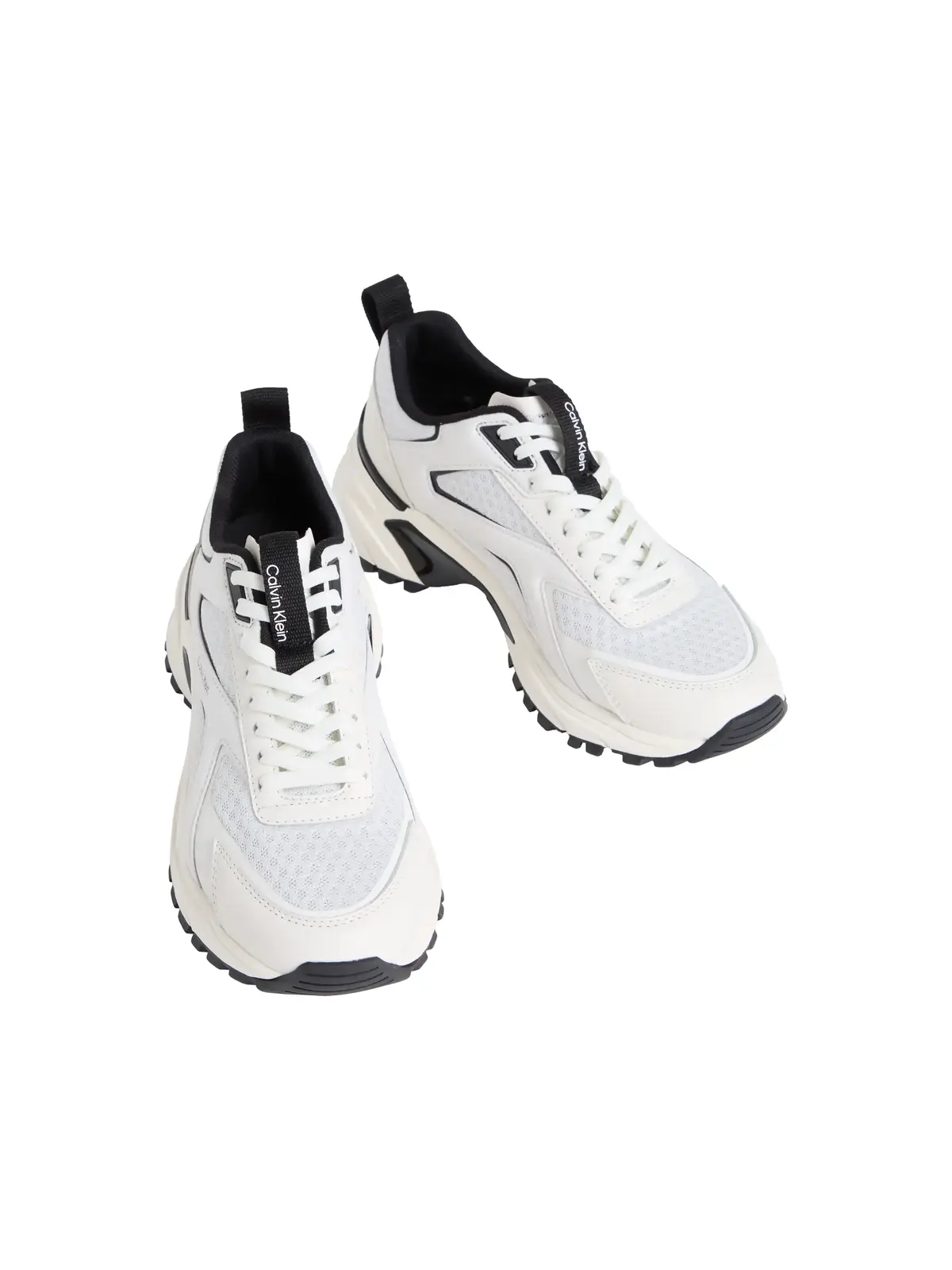 Calvin Klein HIKE RUN CKSTRIPE ME, 01W, 36 Beyaz Kadın Yürüyüş ve Koşu Ayakkabısı
