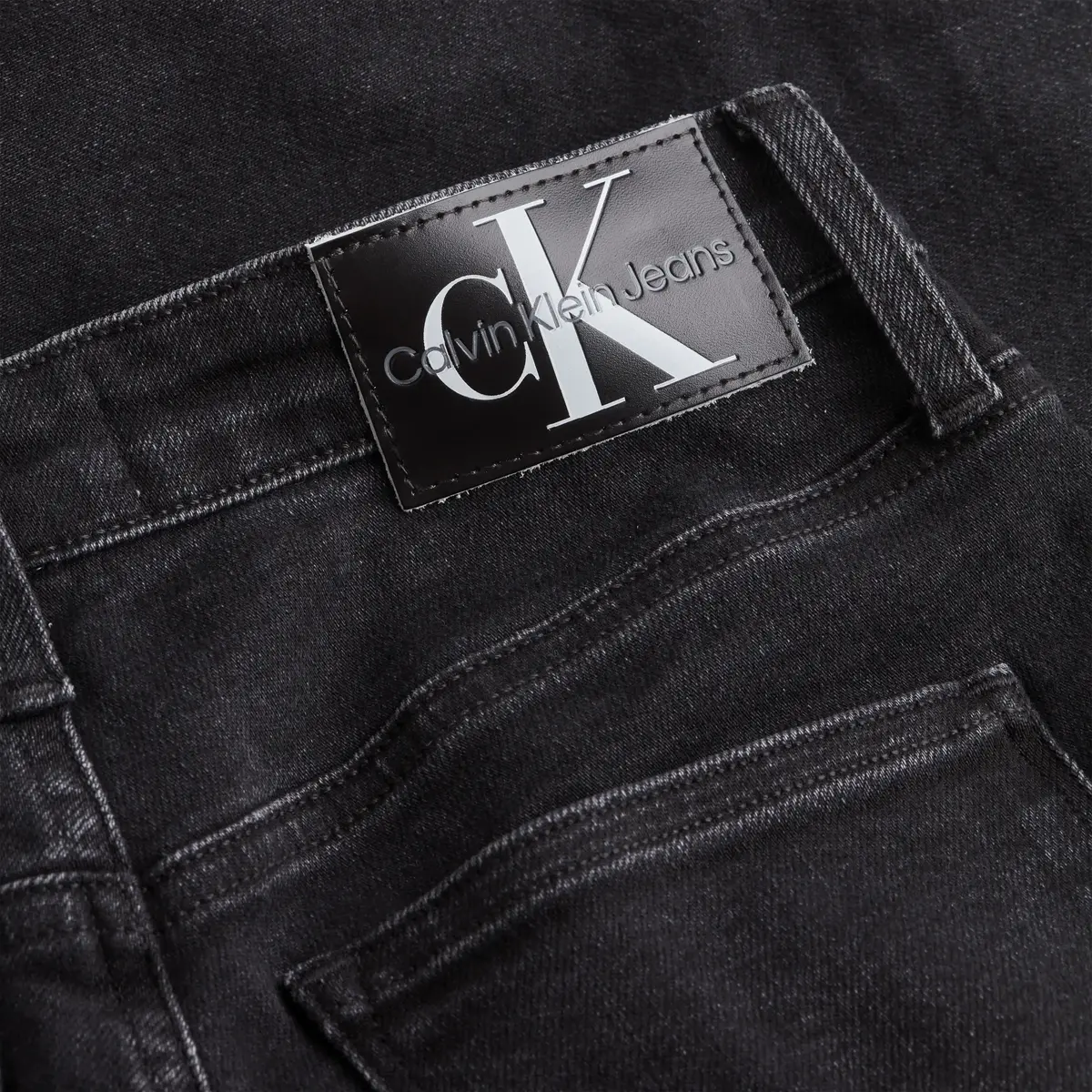 Calvin Klein HIGH RISE SKINNY Kadın Antrasit Kot Pantolon