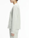 Calvin Klein MICRO LOGO ESS SWEAT Kadın Yeşil Sweatshirt