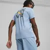 Puma MEN’S GRAPHIC RUN EMBLEM TEE Mavi Erkek T-Shirt