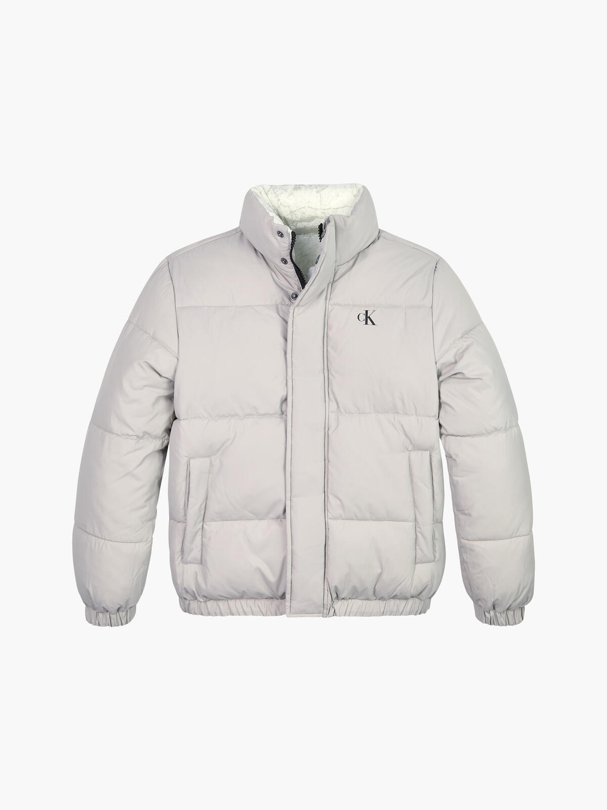 Calvin Klein REVERSIBLE MARBLE AO Erkek Beyaz Şişme Mont