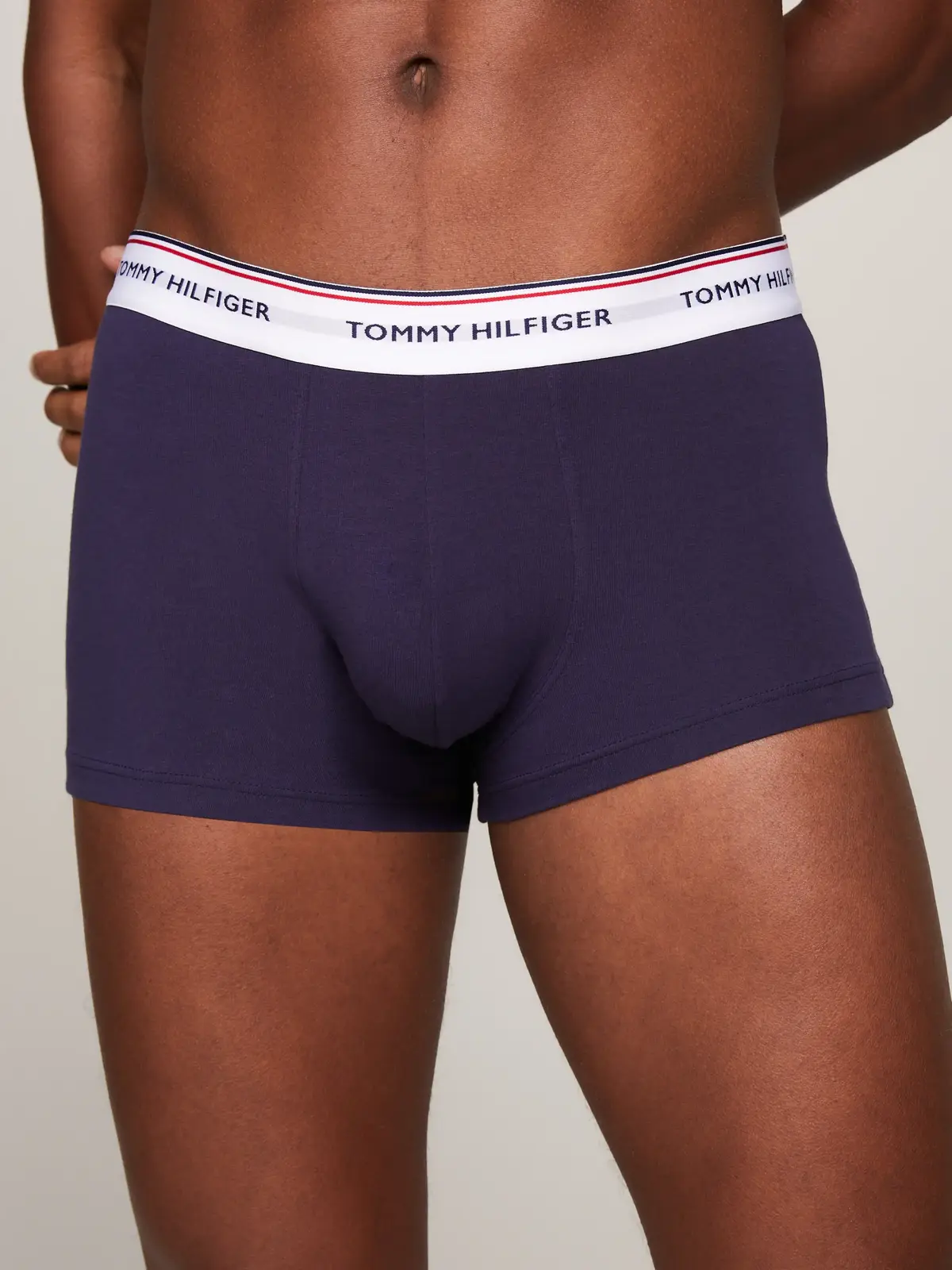 Tommy Hilfiger 3P LR TRUNK Erkek Siyah 3lü Boxer