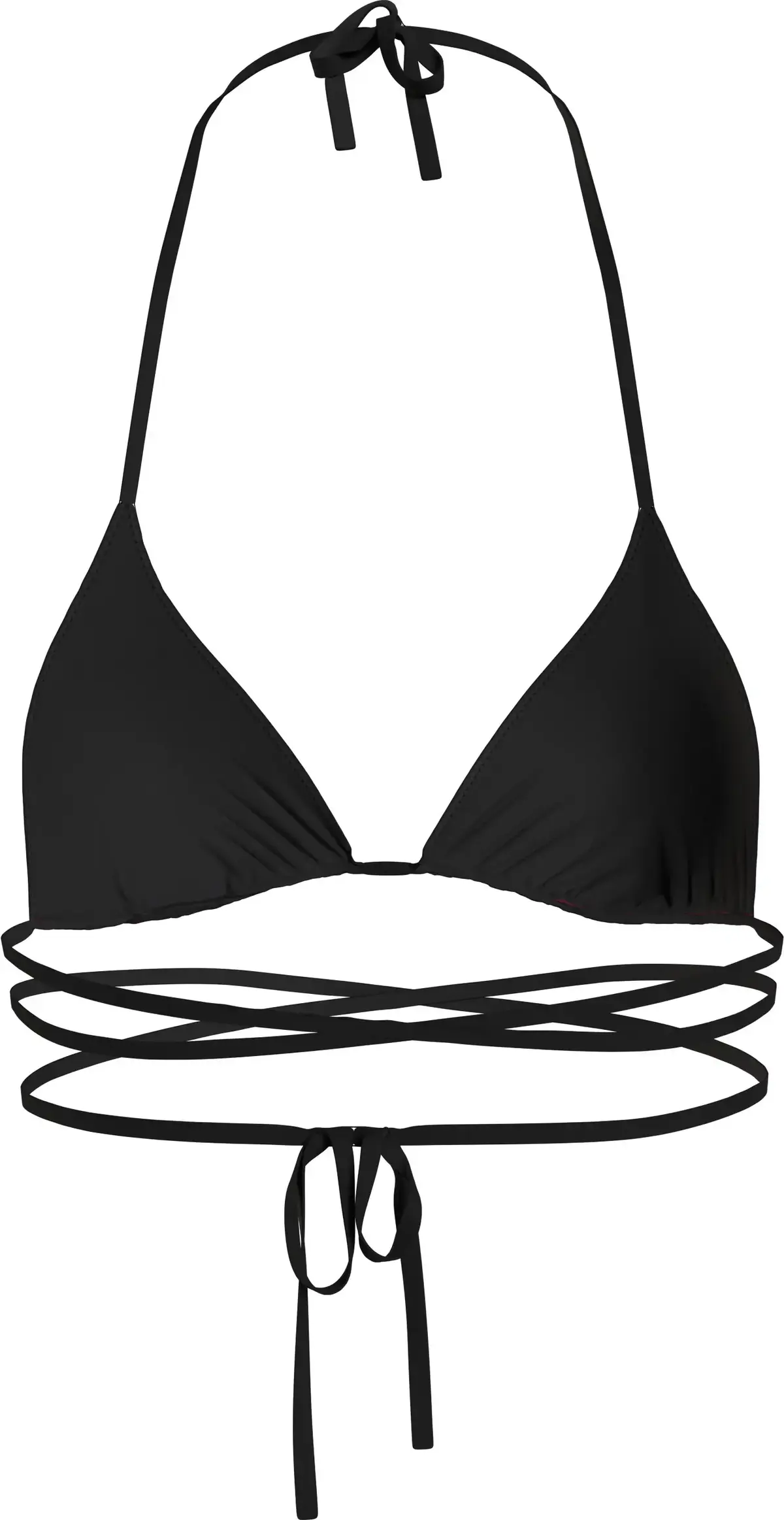 Calvin Klein TRIANGLE-RP Kadın Siyah Bikini Üstü