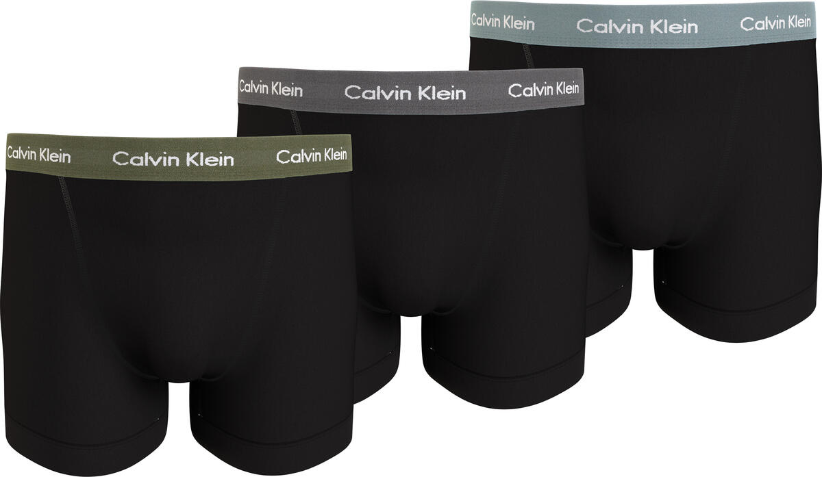 Calvin Klein TRUNK 3PK Erkek Siyah Boxer Set