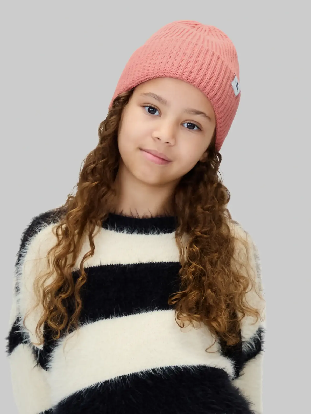 Calvin Klein MONOGRAM RIB BEANIE Pembe Çocuk Bere