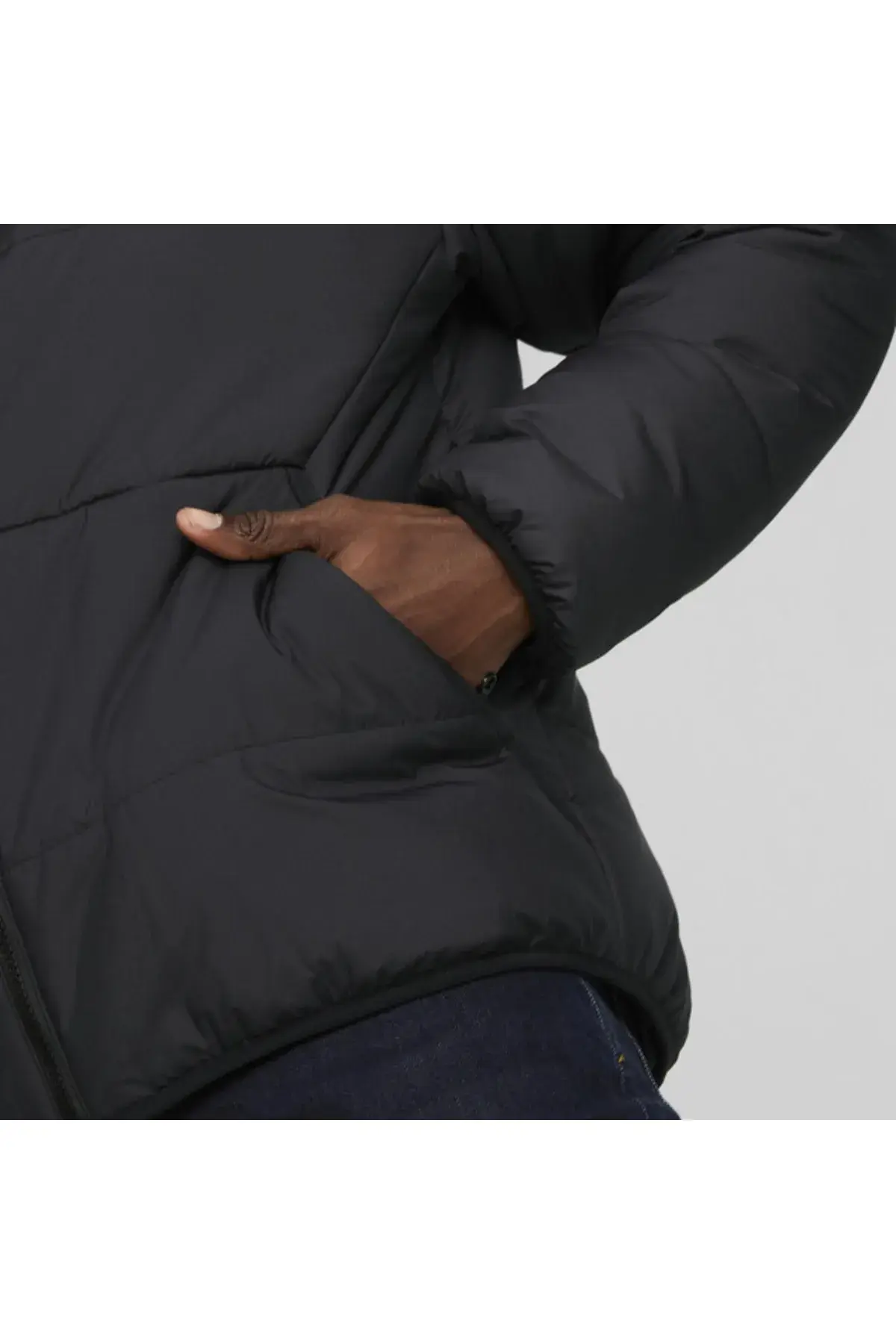 Puma Classics Hooded Padded Jacket Siyah Erkek Kapüşonlu Mont