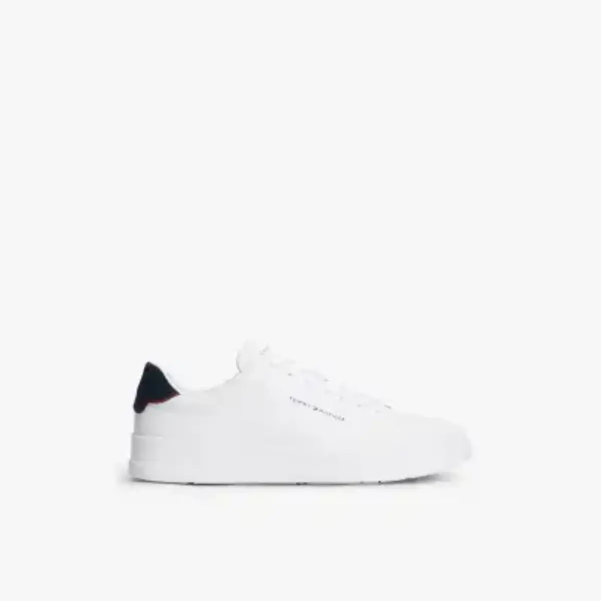 Tommy Hilfiger TH COURT LTH DETAIL, 0LD Beyaz Erkek Spor Ayakkabı & Sneaker