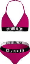 Calvin Klein TRIANGLE BIKINI SET Kadın Pembe Bikini Takımı