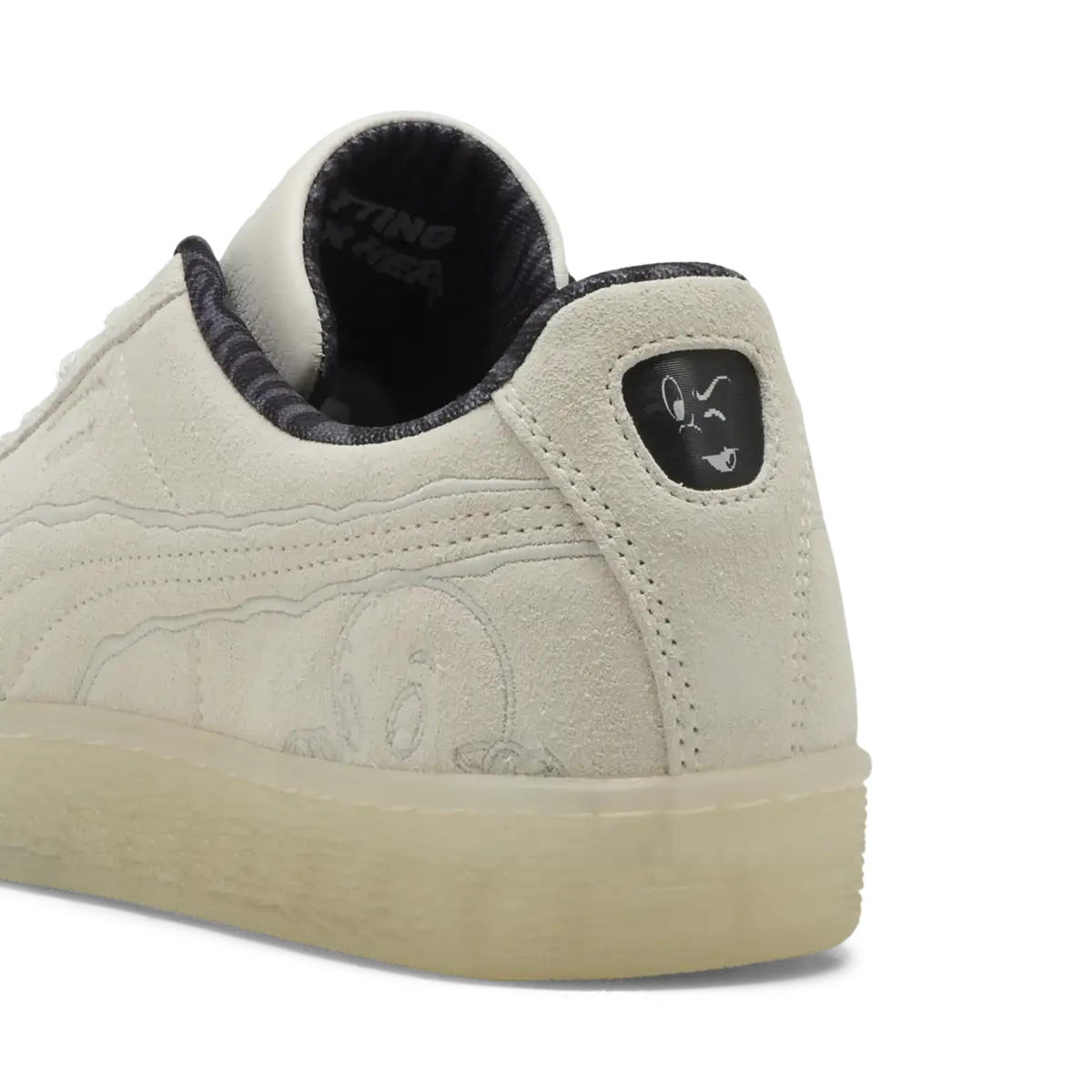 Puma Suede CASPER Krem Erkek Spor Ayakkabı
