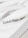 Calvin Klein BEACH SANDAL FLATFOR, 01W Beyaz Kadın Terlik