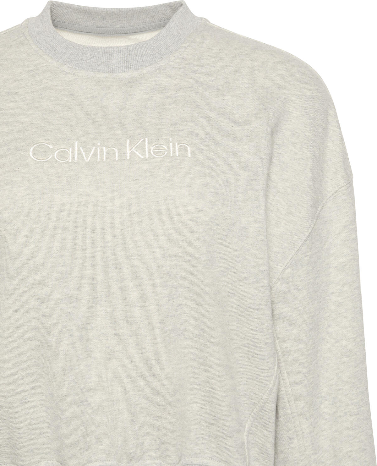 Calvin Klein PO SWEATSHIRT Gri Kadın Sweatshirt