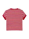 RUFFLE STRIPE TOP SS, XLG
