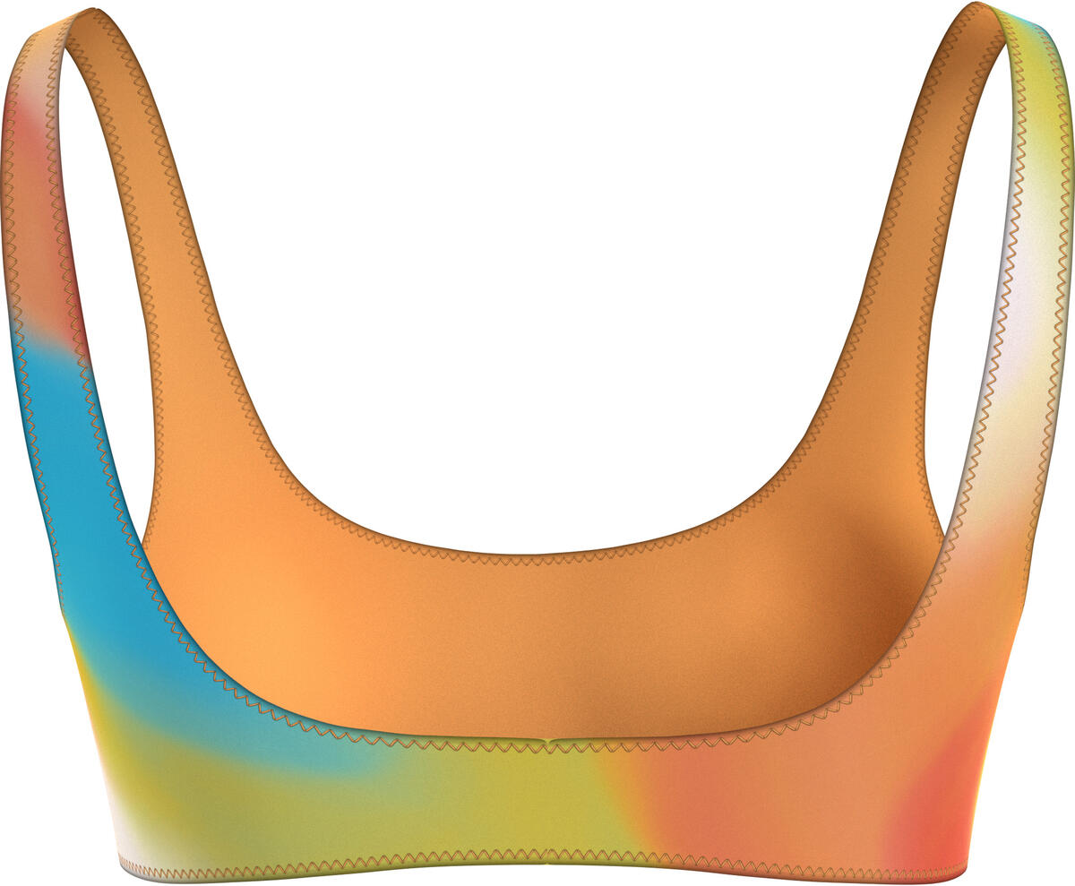 Calvin Klein BRALETTE-PRINT Kadın Sarı Bikini Üstü