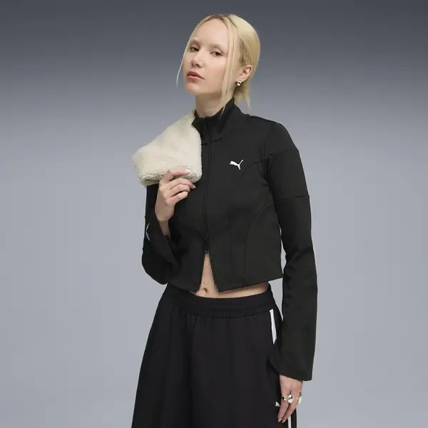 Puma DARE TO Slim Track Jacket Siyah Kadın Ceket