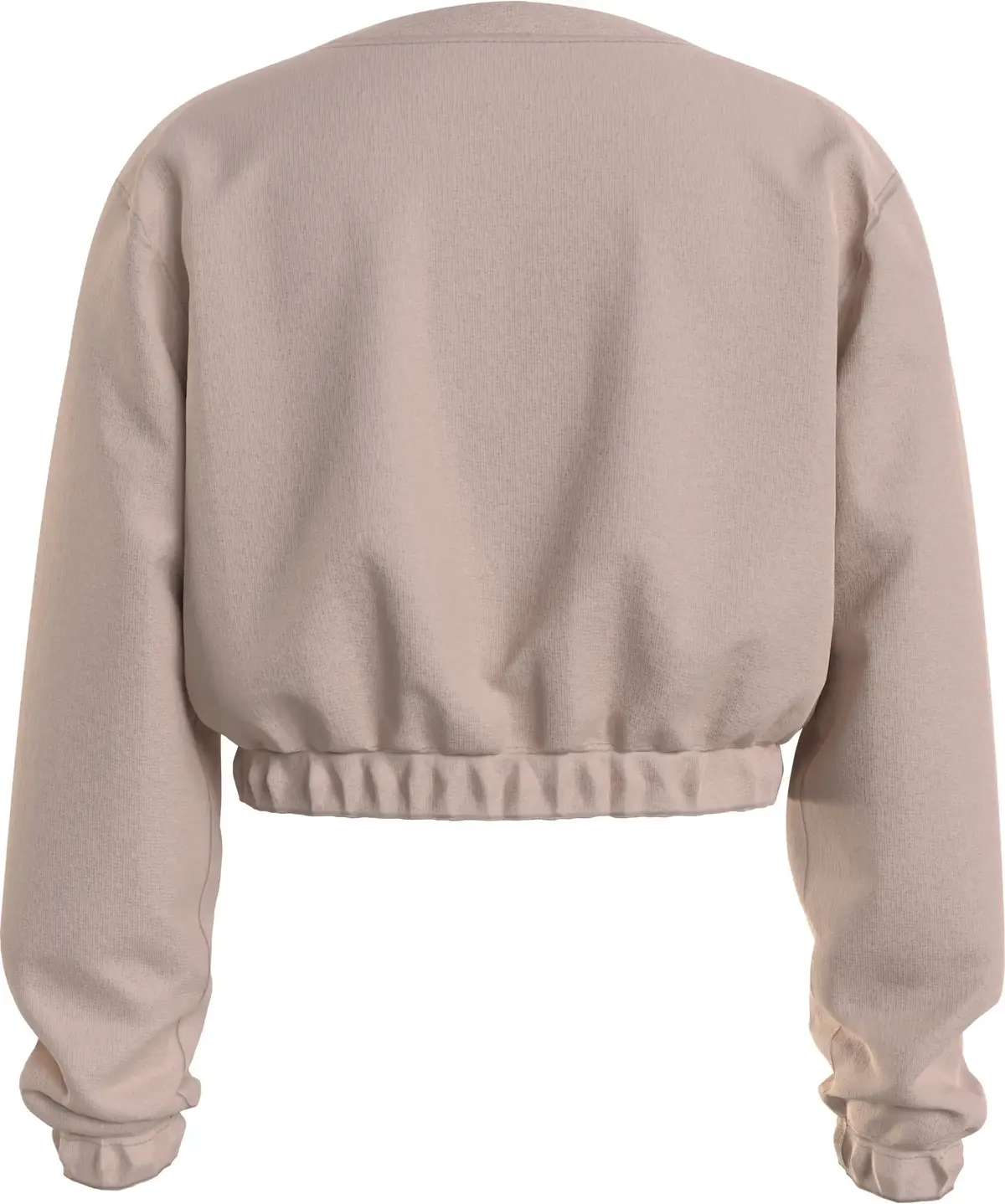 Calvin Klein METALLIC BOX LOGO SW Kadın Kahverengi Sweatshirt
