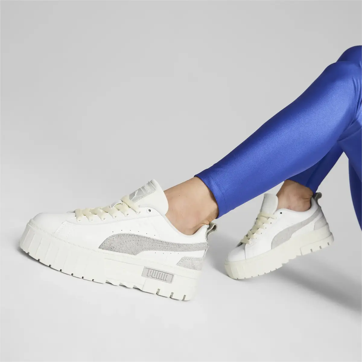 Puma Mayze Thrifted Wns Beyaz Kadın Günlük Spor Ayakkabı