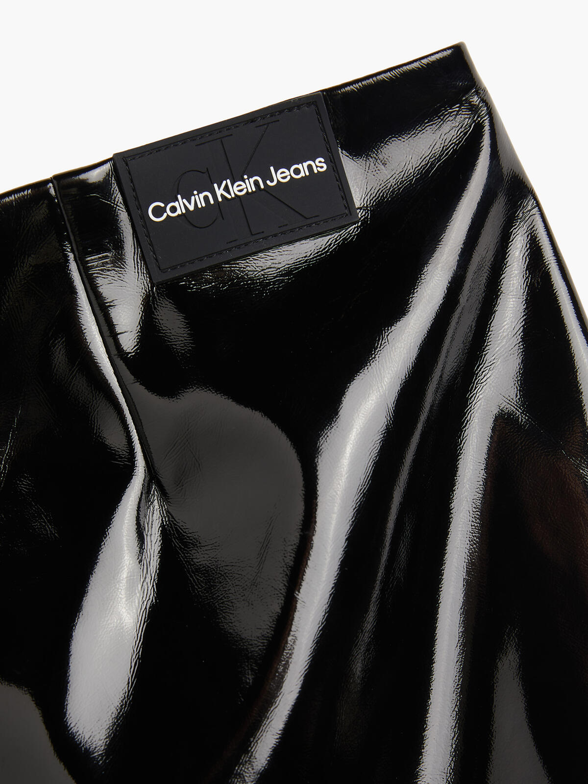 Calvin Klein MIDI LOW RISE HIGH S Kadın Siyah Etek