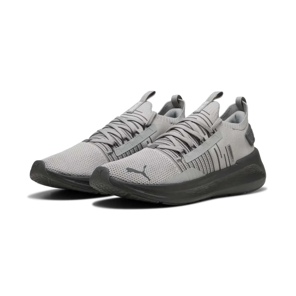 Puma Softride Symmetry Fuzion LS Gri Unisex Koşu Ayakkabısı