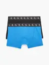 Calvin Klein 2PK TRUNK Erkek Mavi Boxer Set