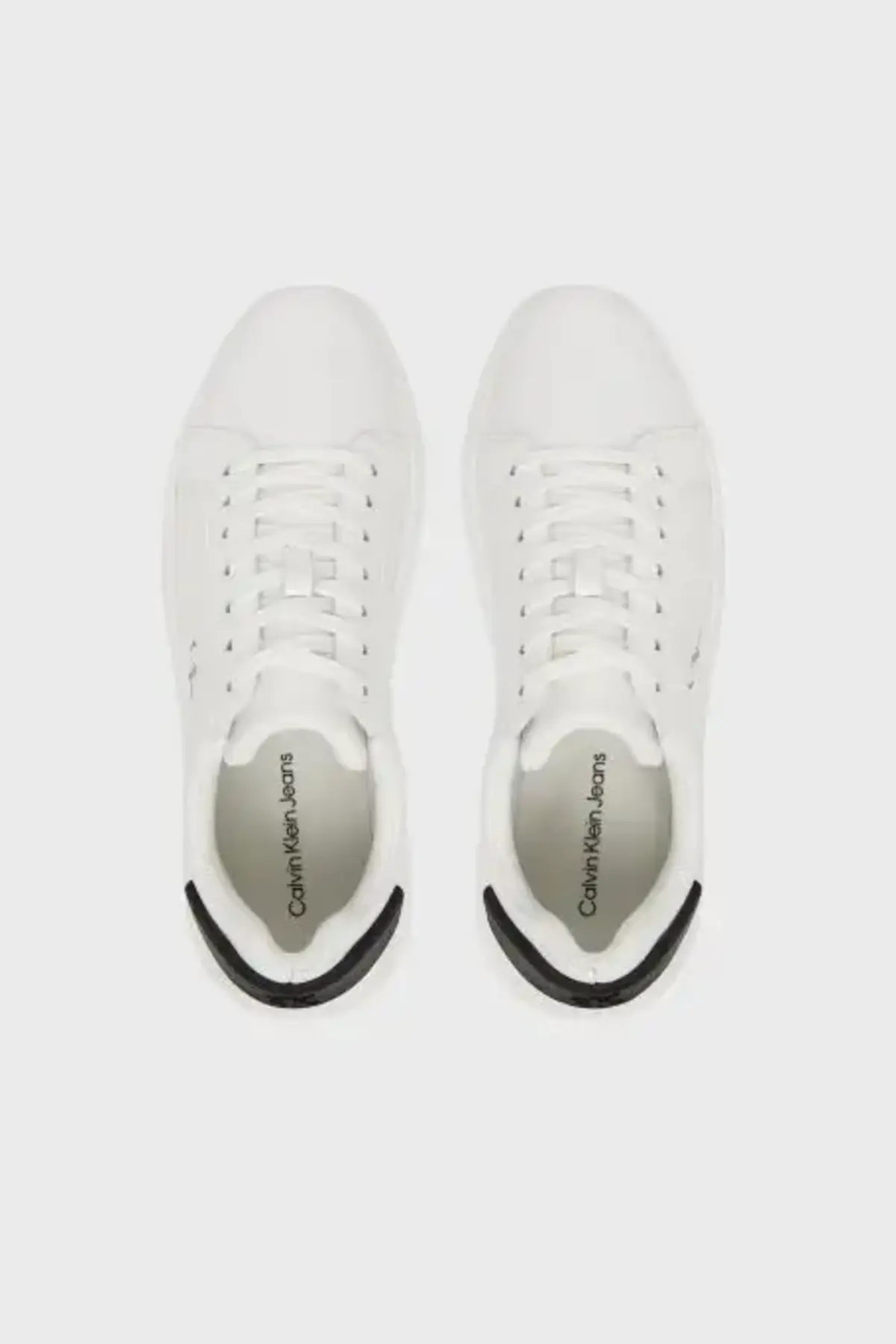 Calvin Klein CHUNKY CUPSOLE RU PATCH LTH Beyaz Erkek Günlük Spor Ayakkabı
