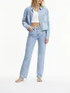 Calvin Klein CROPPED DAD DENIM SH Kadın Mavi Gömlek