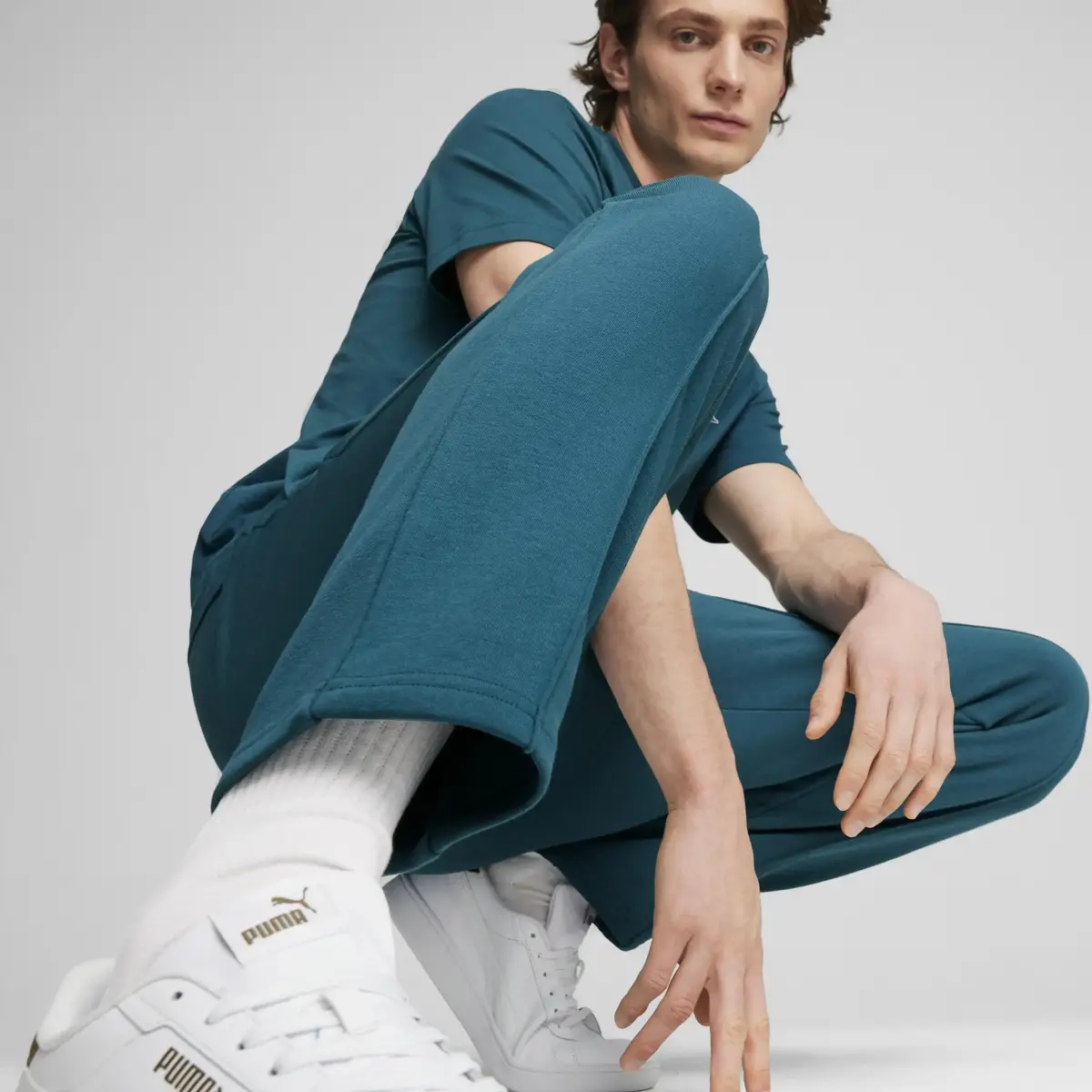 Puma SPORTS CLUB Sweatpants Yeşil Erkek Eşofman Altı