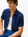 Tommy Hilfiger PIGMENT DYED LINEN R, DCC Lacivert Erkek Gömlek