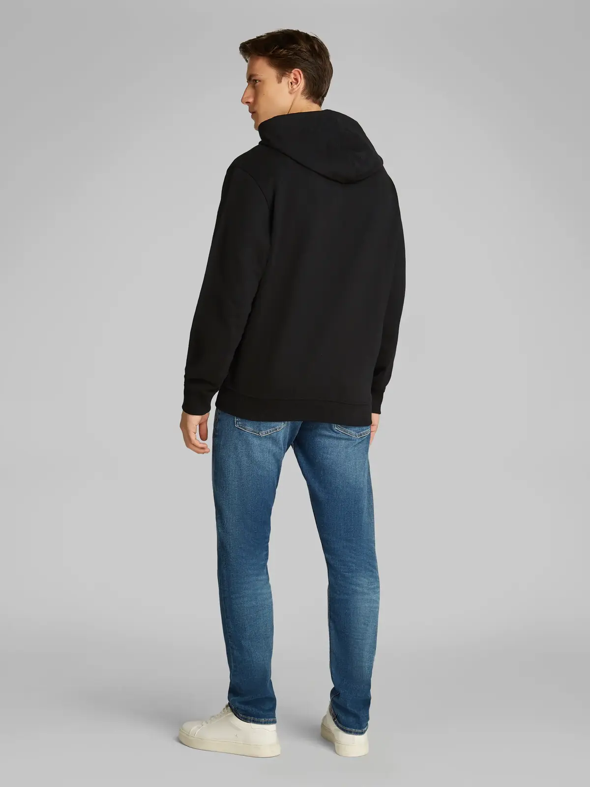 WOVEN LABEL ZIP THRO, BEH